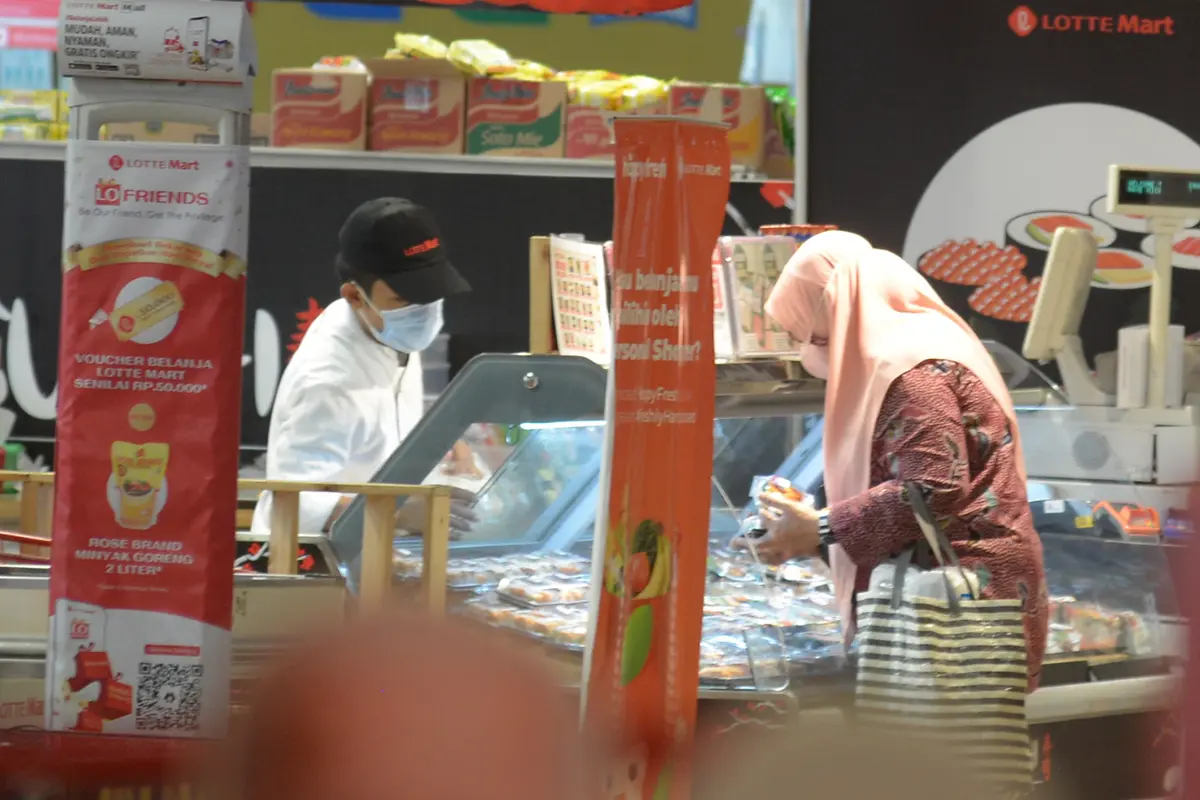 Inflasi pasar ritel supermarket