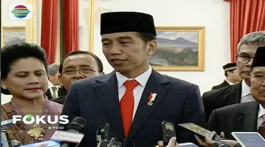 Presiden Jokowi berharap Ani Yudhoyono cepat pulih dari penyakit kanker darah.