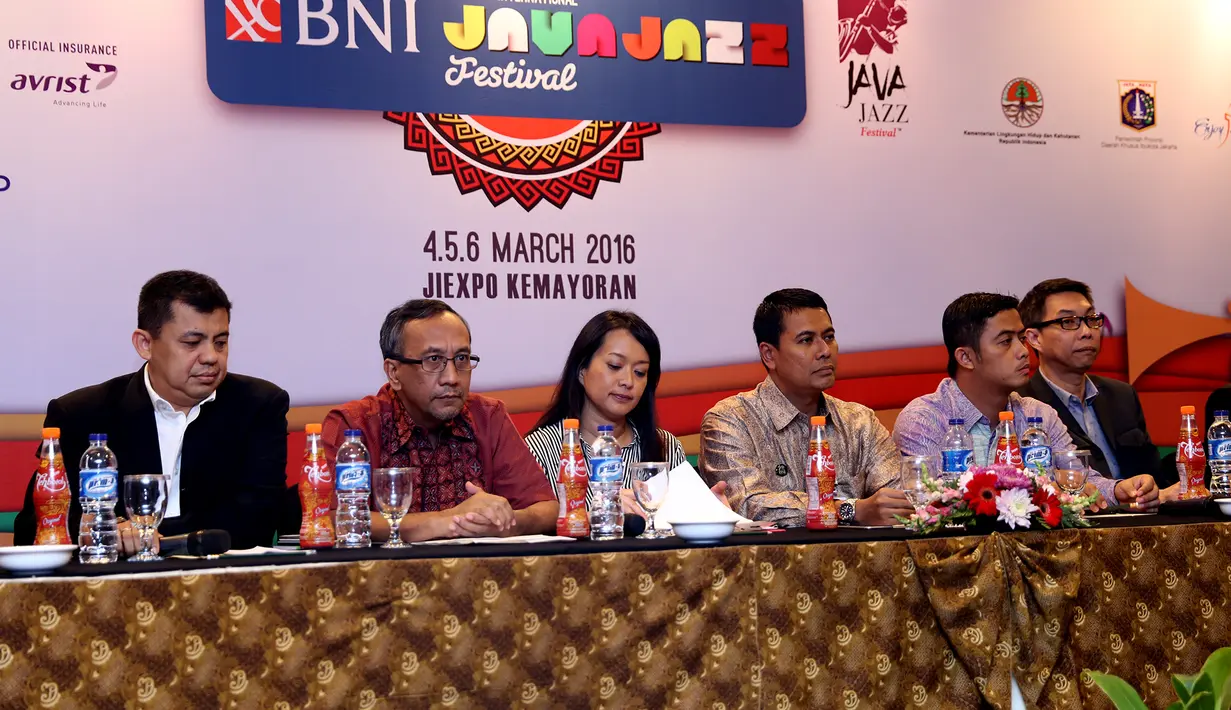 "Lalu ada budaya ramah lingkungan dan budaya mencintai kekayaan alam serta ada program Less Waste More Jazz sekaligus promosi 'Ayo Ke Taman Nasional'," kata Dewi Gontha. (Andy Masela/Bintang.com)
