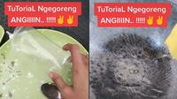 Video Tutorial Goreng Angin. (Sumber: TikTok/ @tity_yuliandari)
