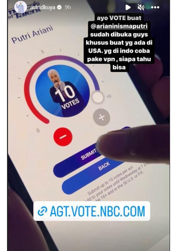 7 Potret Uya Kuya Nonton Putri Ariani di Final AGT, Merinding Pas Dengar Langsung