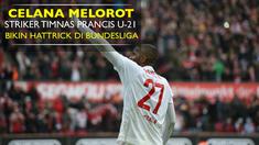Berita video Anthony Modeste eks striker Timnas Prancis U-21 yang bermain untuk FC Koln mencetak gol ketiganya dengan celana melorot. 