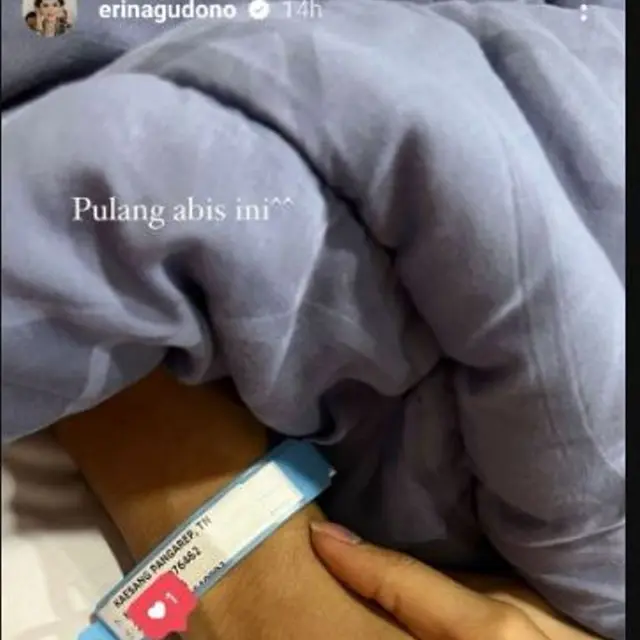 Erina Gudono Bagikan Foto Kaesang Pangarep Pakai Gelang Rumah Sakit