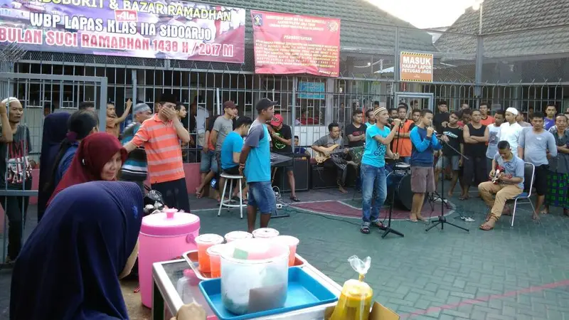 Ngabuburit dan Bazar Ramadan di Lapas Sidoarjo