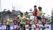 Situasi uji coba antara Bali United vs Barito Putera yang berakhir dengan skor 0-2. (Bola.com/Maheswara Putra)