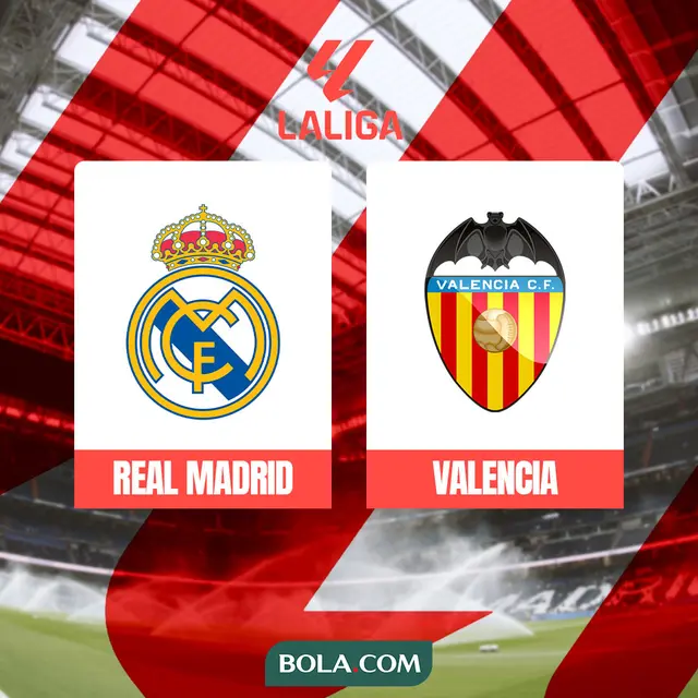 Liga Spanyol - Real Madrid Vs Valencia