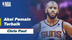 Berita video pemain terbaik hari ini adalah Chris Paul yang berhasil mengumpulkan 34 poin, sembilan rebound, dan sembilan assist dalam kemenangan 109-108 Phoenix Suns atas Dallas Mavericks