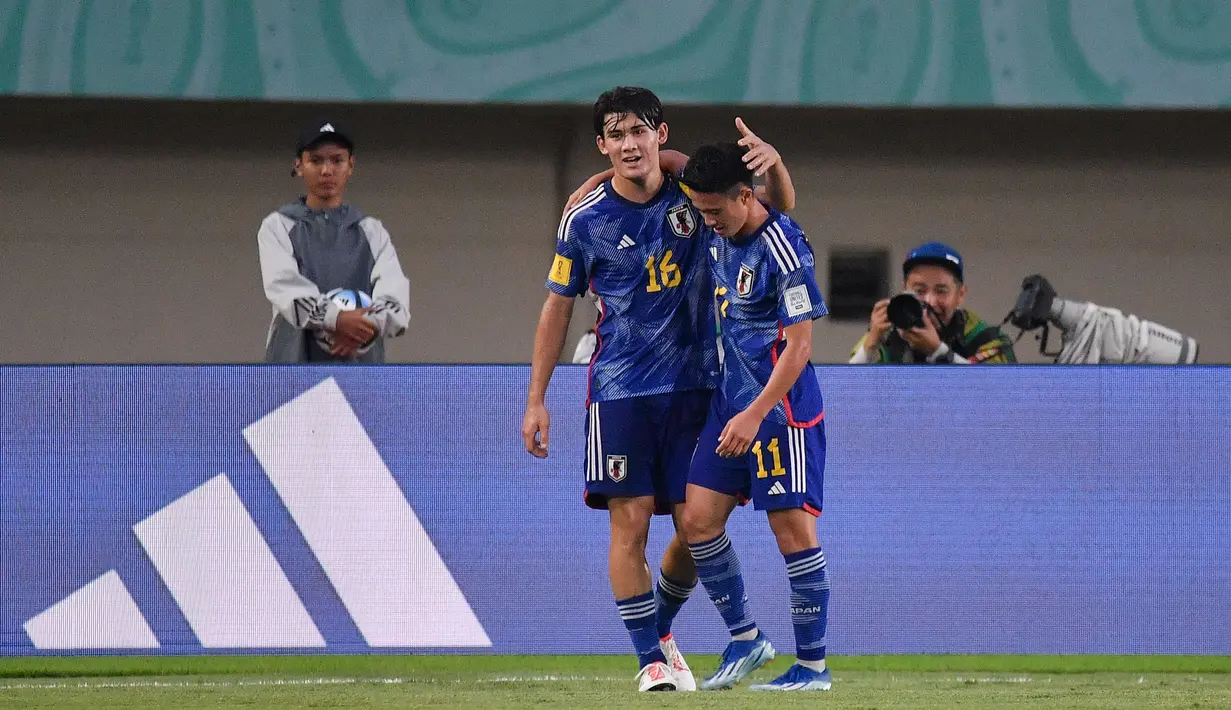 Rento Takaoka yang turun dari bangku cadangan berhasil mencetak dua gol kemenangan untuk Jepang U-17. (Doc. LOC WCU17/SBN)