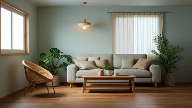 Pilihan Warna Cat Rumah yang Tidak Bikin Penat Saat Lelah (AI)