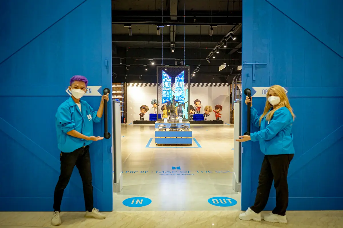 BTS Map of the Soul Pop Store Resmi Dibuka di Jakarta, Intip Keseruannya!