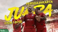 Persija Jakarta juara Liga 1 2018. (Bola.com/Dody Iryawan)