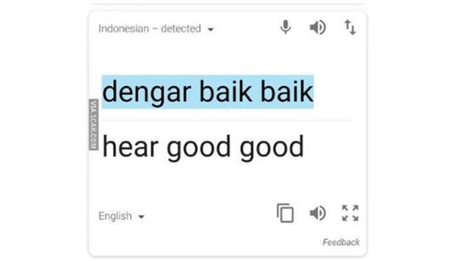 Terjemahan Kocak di Google Translate Ini Bikin Emosi (sumber:1cak.com)