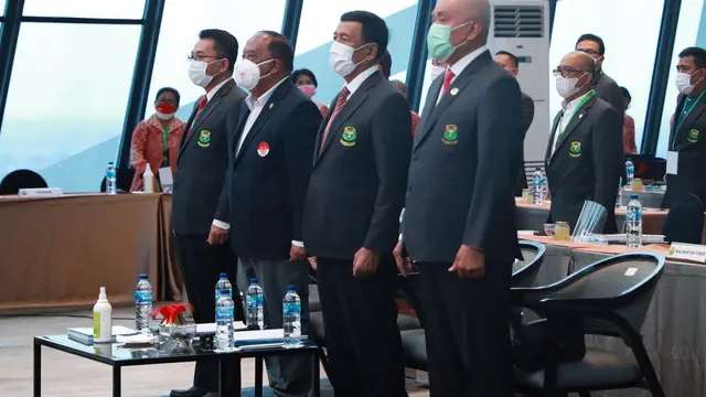 Suasana Pembukaan Musyawarah Nasional PBSI 2020