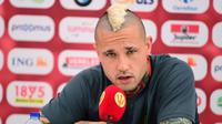 Gelandang AS Roma asal Belgia, Radja Nainggolan. (AFP/Emmanuel Dunand)