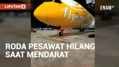 Petugas di Bandara Taiwan terkejut luar biasa saat melihat sebuah pesawat yang mendarat dengan roda depan hilang satu. Pesawat pun gagal kembali ke Singapura karena kondisi ini.