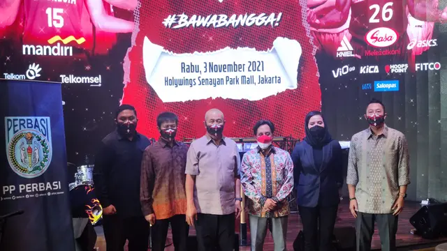 Perbasi melepas timnas basket di putra dan putri