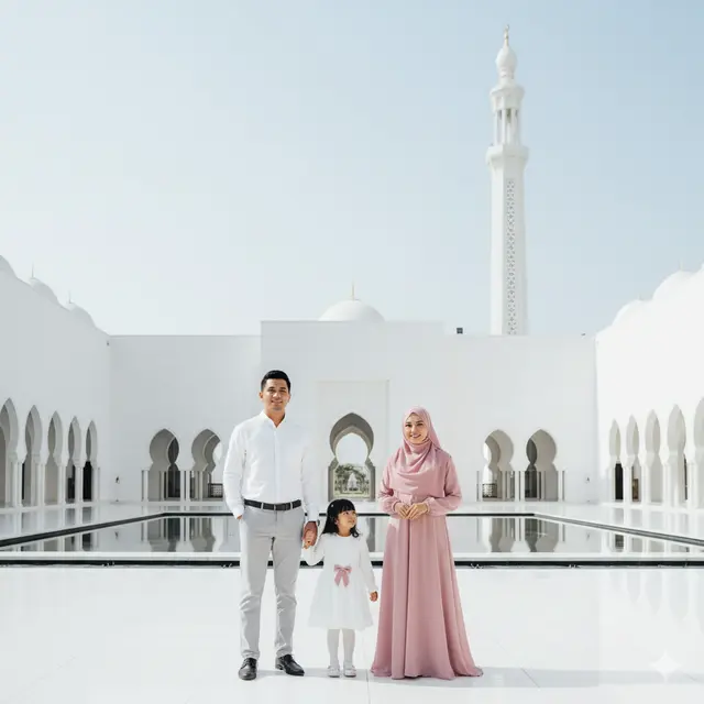 Prompt AI Foto Keluarga Muslim