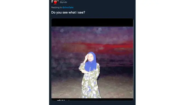 Viral Foto Horor Gadis di Parangtritis, Warganet Malah Bikin Editan Nyeleneh