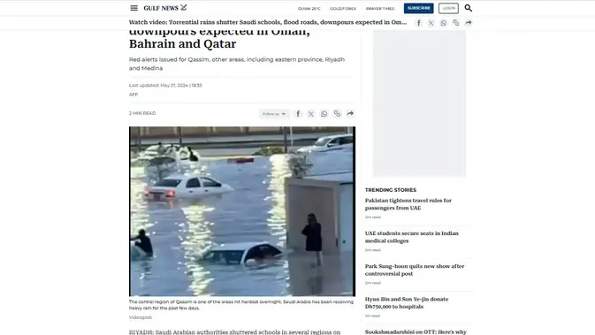 <p>Penelusuran klaim foto kondisi banjir bandang di Mekkah Arab Saudi 2025.</p>