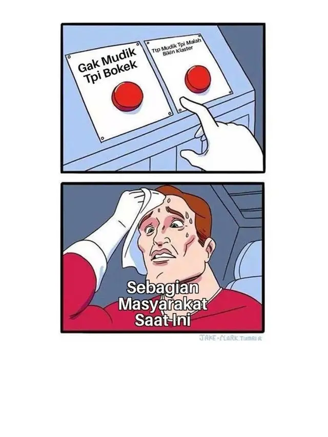 7 Meme Kocak Larangan Mudik 2021 Ini Bikin Geregetan