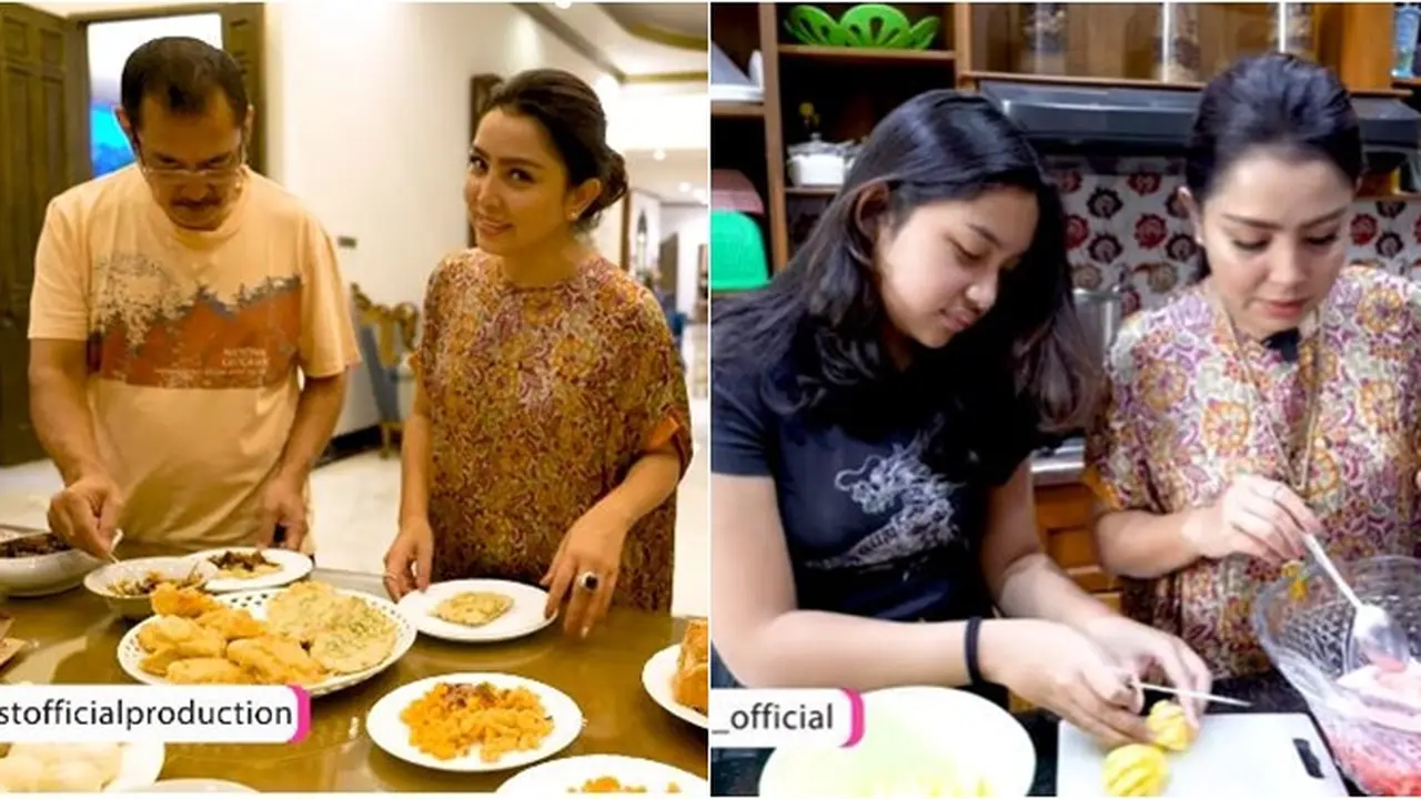 6 Potret Mayangsari Masak Makanan Rumahan untuk Keluarga, Ditemani Khirani