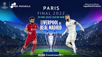 Final Liga Champions Liverpool vs Real Madrid Tayang di Nex Parabola