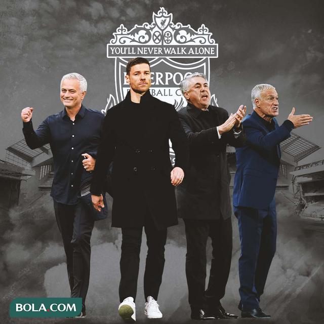 Liverpool - Jose Mourinho, Xabi Alonso, Carlo Ancelotti, Didier Dechamps