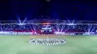 Presiden Joko Widodo hadir dalam pembukaan Torabika Soccer Championship 2016 di Jayapura.