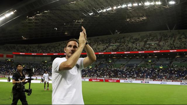 Ekspresi Frank Lampard Usai Beri Kemenangan Pertama untuk Chelsea