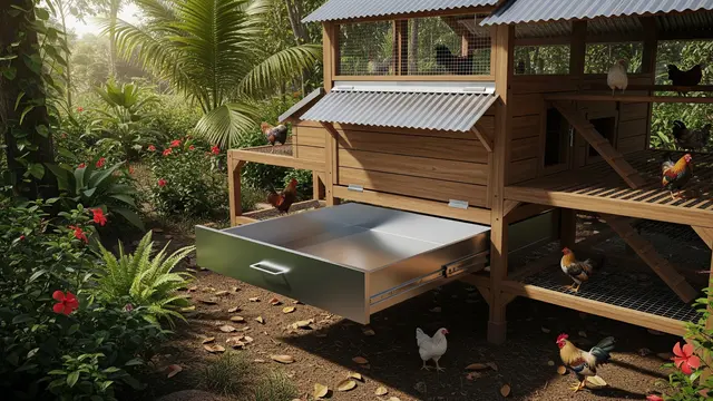 Kandang Ayam Multifungsi Sekaligus Tempat Penyimpanan Pakan