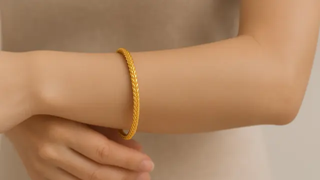 Model Gelang Emas Padi 5 Gram/Ilustrasi gambar oleh AI