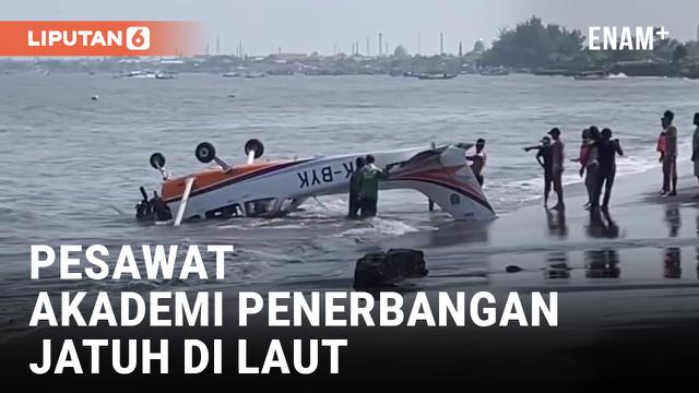 Pesawat Cessna Jatuh di Pantai Banyuwangi