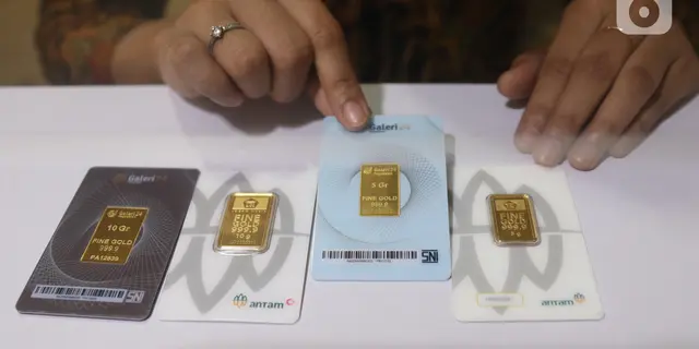 Harga Emas Antam Anjlok Rp 44.000 dalam 2 Hari,  Hari Ini Dipatok Rp 1.884.000