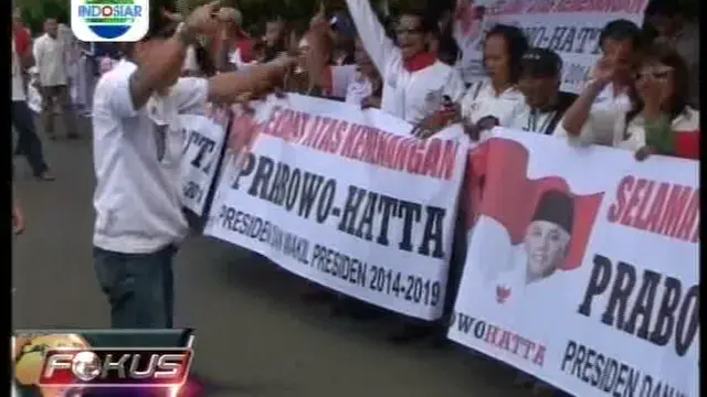 Konvoi Relawan Prabowo - Hatta, Merayakan Kemenangan Versi Quick 