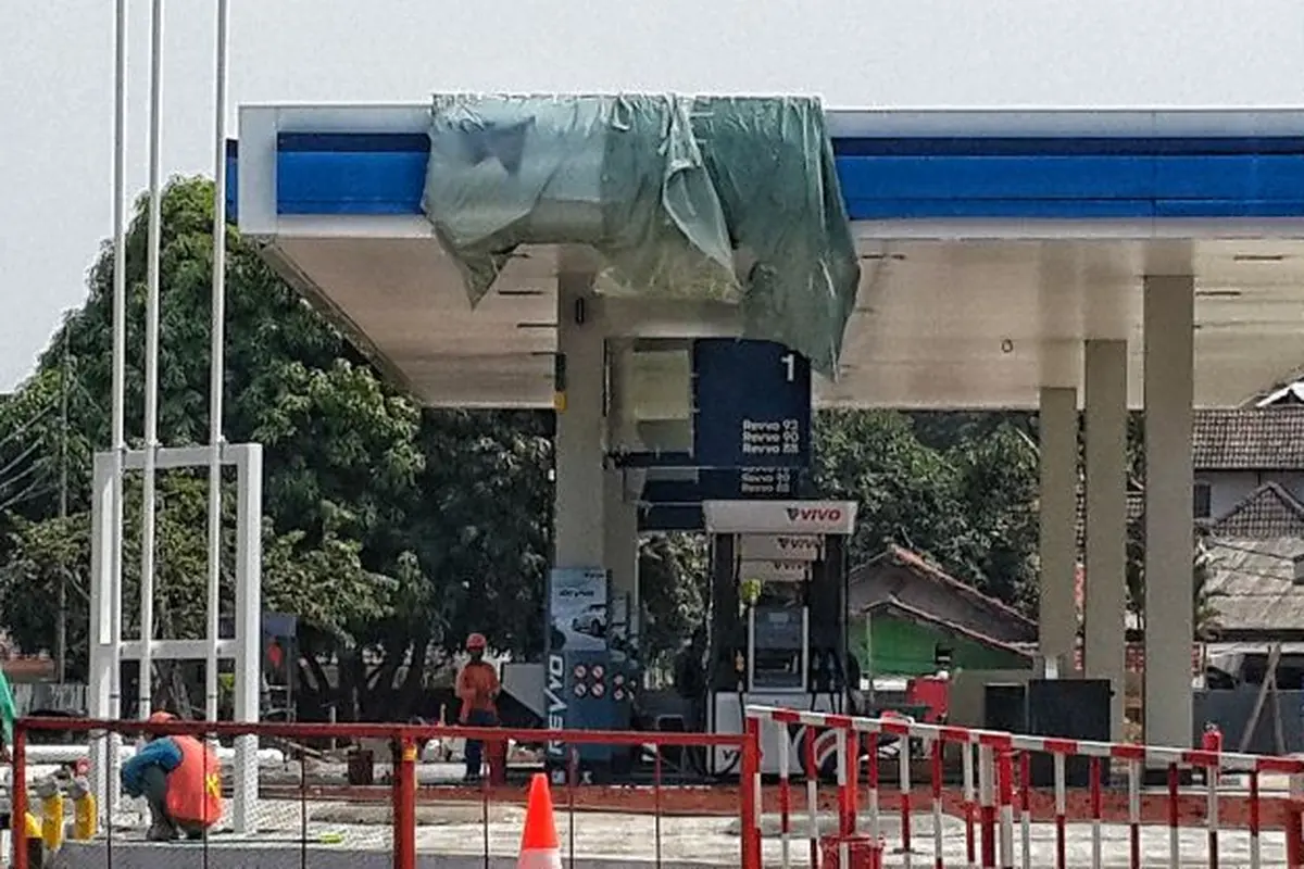 SPBU Vivo. (Pebrianto/Liputan6.com)