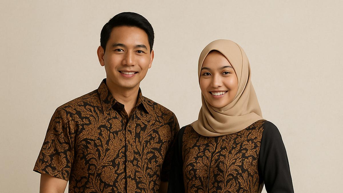 6 Gamis Batik Sarimbit untuk Kondangan, Tampil Serasi dan Modis Bareng Pasangan