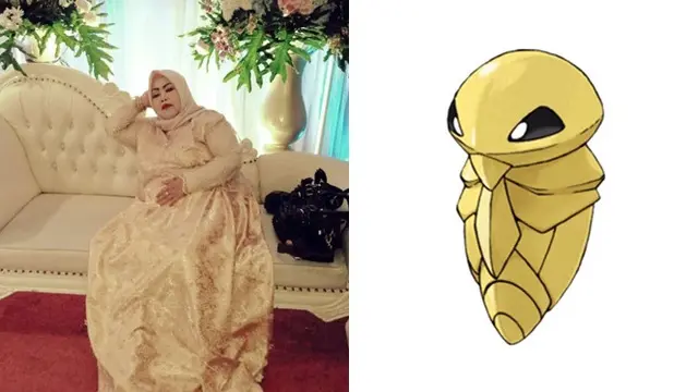 6 Gaya Fashion Bude Sumiyati yang Dianggap Netizen Mirip Karakter Pokemon