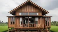 7 Desain Rumah Minimalis di Desa dengan Atap Limasan dan Sentuhan Kayu Alami
