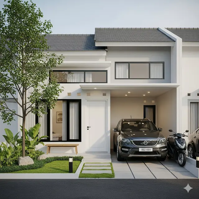 Rumah dengan Carport