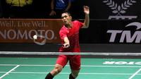 Jonatan Christie mampu melewati rintangan perdana pada bulutangkis perorangan SEA Games 2017, Sabtu (26/8/2017). (PBSI)