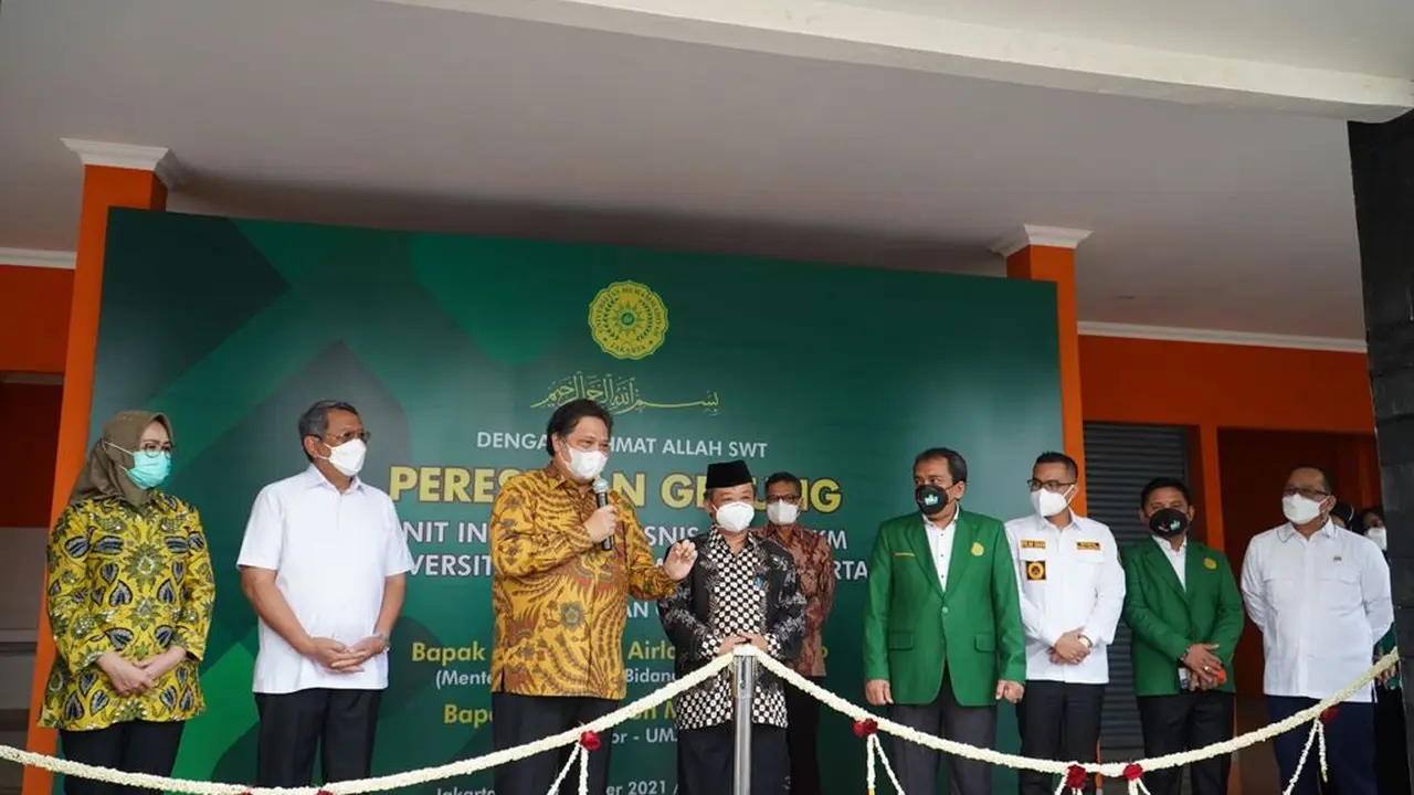 Menko Airlangga Sampaikan Upaya Pemerintah Mendorong Wirausaha Muda yang Berkualitas dalam Kuliah Umum di Universitas Muhammadiyah Jakarta