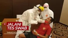 Timnas Indonesia Jalani Tes Swab