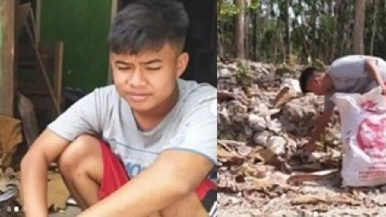 Agar Tetap Bisa Sekolah, Kisah Bocah Jual Daun Kering Rp 400 Per Kilogram Ini Bikin Terharu