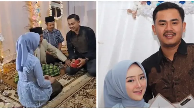 Viral Cewek Salting di Momen Lamaran Curi Perhatian, Sampai Sembunyi di Pundak Ibu