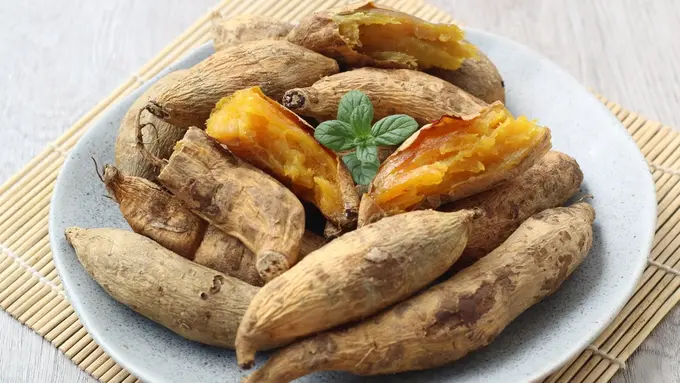 ubi madu cilembu bakar panggang