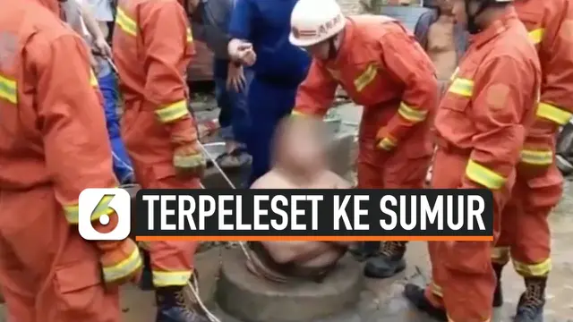 BERKAT PERUT BUNCIT, PRIA INI SELAMAT SAAT TERPELESET KE SUMUR