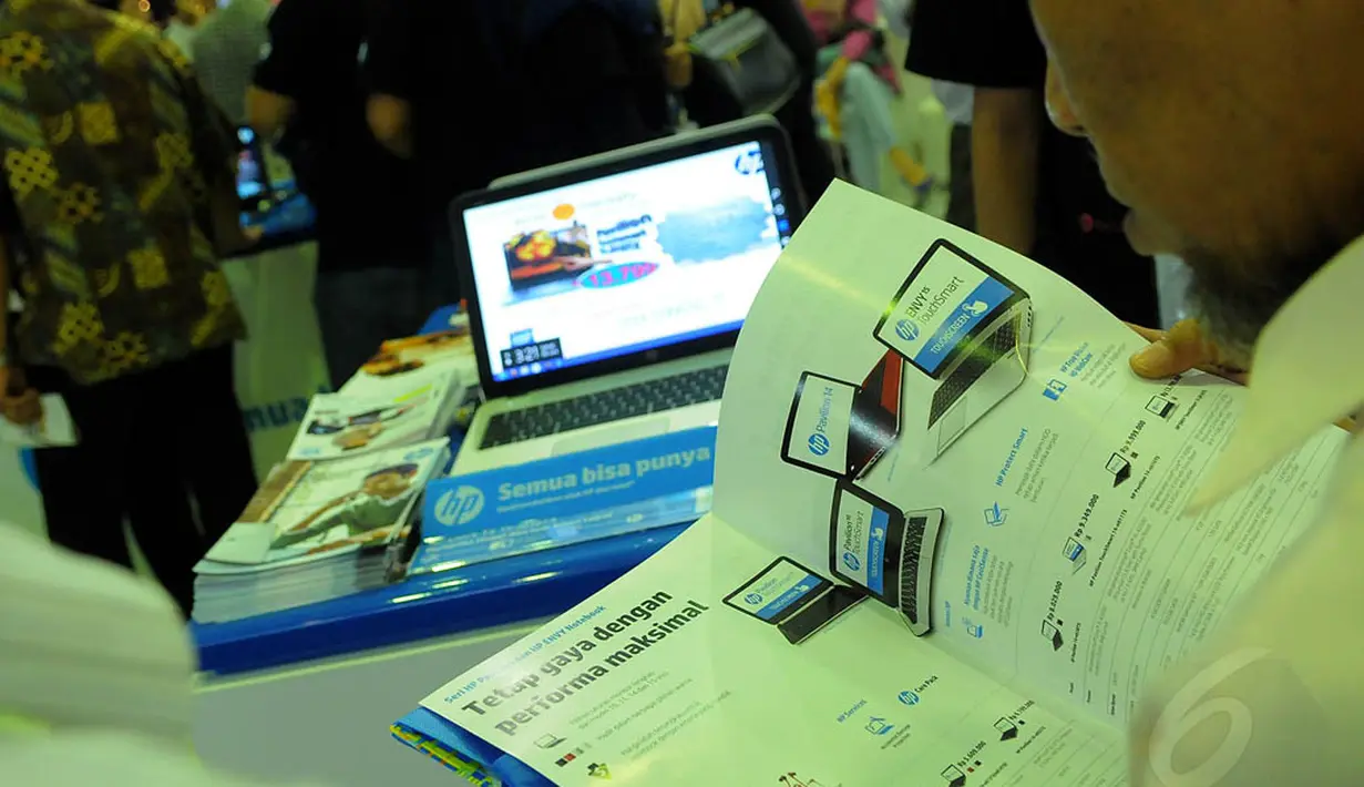 Sekitar 26 exhibitor hadir memeriahkan ajang tahunan tersebut, termasuk vendor, operator seluler dan penyedia aksesoris perangkat mobile, Jakarta, Kamis (5/6/14). (Liputan6.com/Faisal R Syam)