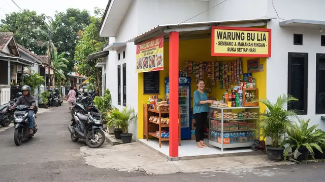Cara Membuat Warung Depan Rumah Terlihat Menarik