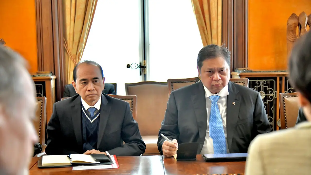 Menko Airlangga menghadiri Pertemuan OECD