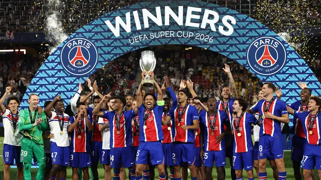 PSG Juara Piala Super Eropa 2026